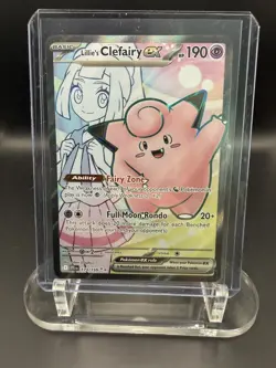 Lillie's Clefairy ex 173/159 Journey Together Full Art Pokemon + 3 Full Arts - Image 3