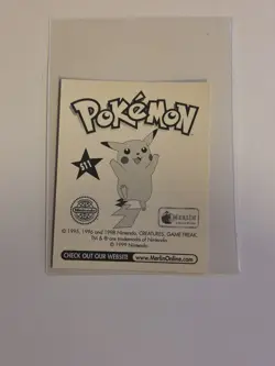 POKEMON MERLIN (1999) SERIES 1 MEOWTH HOLO #S11 - Image 2