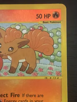 2002 Pokemon TCG Aquapolis Vulpix 116/147 E-Series Reverse Holo NM - Image 3