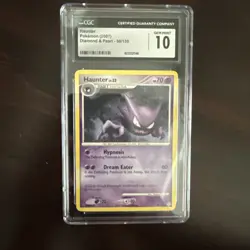 CGC 10 Gem Mint Pokemon 2007 Diamond & Pearl Base Set Haunter 50/130 Non Holo - Image 2