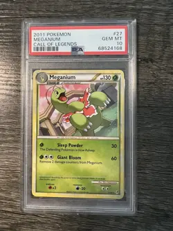 2011 Pokemon Call Of Legends #27 Meganium PSA 10 - Image 1
