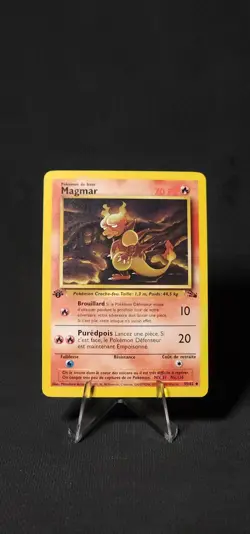 Pokemon 1st Edition Fossil Magmar 39/62 **** French **** NM - Image 1