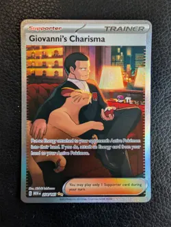 Giovanni's Charisma - 204/165 S&V 151 (Pokemon) Special Illustration Rare - Image 1
