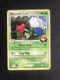 Pokemon, Roserade GL, 12/111, Platinum Rising Rivals, Holo, LP Condition - Image 1