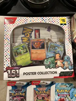 Pokemon TCG Scarlet & Violet, 151 Poster Collection Box, New Sealed, 20 Boosters - Image 2