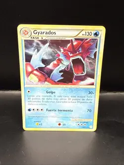 Pokemon Heartgold & Soulsilver, 123/123 Red Gyarados, Holo Rare, Spanish - Image 4
