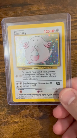 Chansey Holo Base Set 3/102 (LP) Pokemon TCG - Image 2