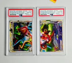Pokemon PSA 10 Rayquaza & Deoxys Clash at the Summit 1st Ed #074 - 075 Japanese - Image 1