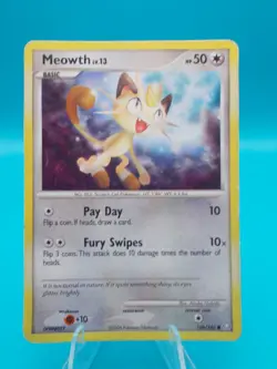 Meowth 106/146 Legends Awakened Pokemon TCG Regular Moderately Played - Image 1