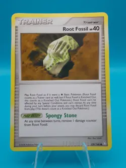 Root Fossil 139/146 Legends Awakened Pokemon TCG Regular Lightly Played - Image 1