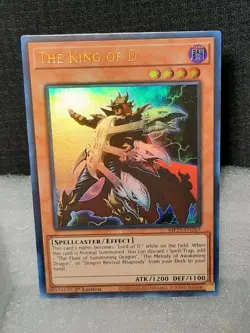 Yu-Gi-Oh! The King Of D. *ULTRA RARE* MP25-EN267 1st Ed NM/M | 2025 MEGA PACK - Image 1