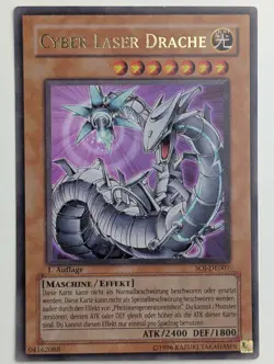 Cyber Laser Drache SOI-DE007 Ultra Rare Deutsch VG YUGIOH - Image 1