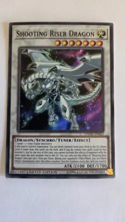 Shooting Riser Dragon DANE-ENSE3 Super Rare Limited Edition Yugioh - Image 1