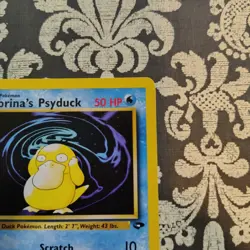 1st Edition Sabrina’s Psyduck 99/132 Gym Challenge NM Vintage Pokemon Card - Image 3