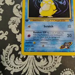 1st Edition Sabrina’s Psyduck 99/132 Gym Challenge NM Vintage Pokemon Card - Image 5
