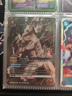 Eren Jaeger (Attack Titan) (093) (Gold) - Union Arena Promotion Cards (UEPR) - Image 1