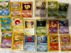 1st Edition Vintage Old Pokemon Cards plus some new ones, books too - Image 1