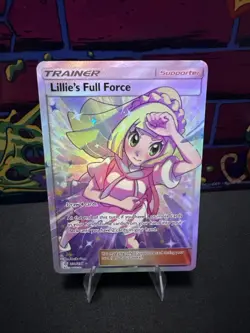 Pokemon TCG Lillie's Full Force 230/236 Full Art Cosmic Eclipse Rare Card - Image 1