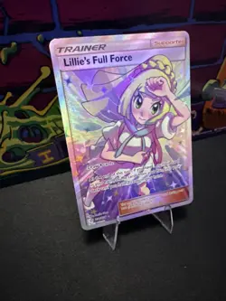 Pokemon TCG Lillie's Full Force 230/236 Full Art Cosmic Eclipse Rare Card - Image 2