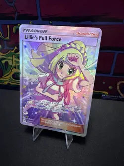 Pokemon TCG Lillie's Full Force 230/236 Full Art Cosmic Eclipse Rare Card - Image 3