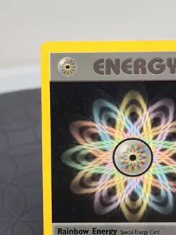 1st Edition Rainbow Energy Pokemon Card Team Rocket Non-Holo Rare Near Mint - Image 2