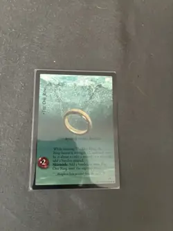 Lord Of The Rings TCG Two Towers The One Ring, Answer To All Riddles 4R1 Card - Image 1