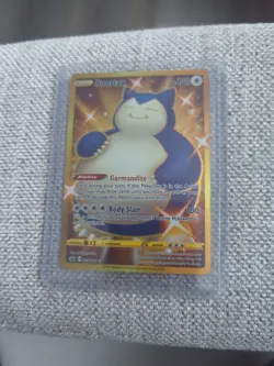 Pokemon Chilling Reign Snorlax Gold Secret Rare Card 224/198 Near Mint Condition - Image 1