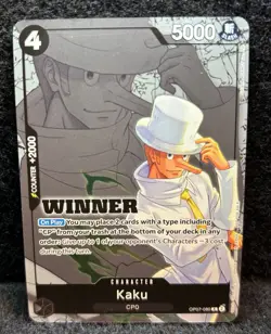 Kaku (Winner Pack 2025 Vol. 1) OP07-080 One Piece Promotion Cards Foil - Image 1