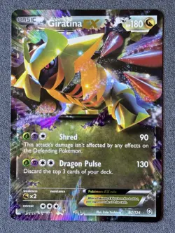 Pokemon Giratina EX TCG Holo Ultra Rare Card 92/124 Dragons Exalted - Image 2
