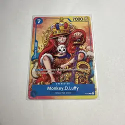 Monkey D Luffy Convention Promo One Piece Promotion Card Mint P-043 Anime NYC - Image 1