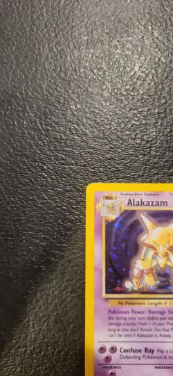 Alakazam 1999 Base Set 1/102 Holo Pokemon Card MP - Image 4