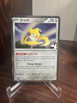 2023 Pokemon Jirachi 126/182 Prize Pack Series Cards Holo - Image 1