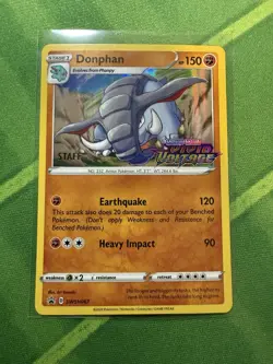 Donphan - (Prerelease) [Staff] SWSH067 SWSH: Sword & Shield Promo Cards Holo - Image 1