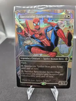 ~ Spectacular Spider-Man (Borderless) ~ NM Foil ~ Marvel's Spider-Man ~ MTG ~ - Image 1