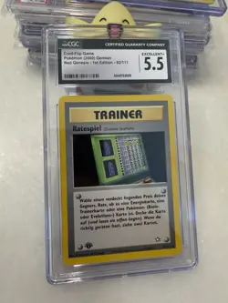 Card-Flip Game (Goldenrod Game Corner) 92/111 Neo Genesis Regular for sale online - Image 1