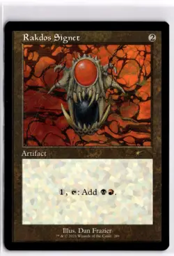 Rakdos Signet Secret Lair Drop 289 LP x1 MTG Magic: the Gathering - Image 1