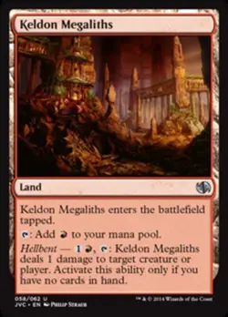 Keldon Megaliths Light Play, English Magic the Gathering MTG Duel Decks: Antholo - Image 1