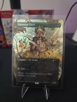 Llanowar Elves (Halo Foil) Secret Lair Countdown Kit Foil - Image 1