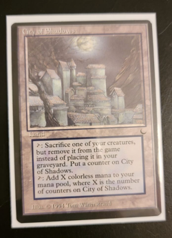 City of Shadows Magic: the Gathering MTG x1 The Dark Lightly Played LP - Image 1
