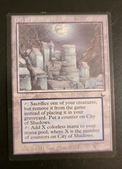 City of Shadows Magic: the Gathering MTG x1 The Dark Lightly Played LP - Image 2