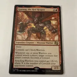 MTG Gornog, the Red Reaper Anime Showcase Foundations Jumpstart NM - Image 1
