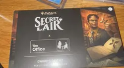 Magic the Gathering MTG Secret Lair x The Office: Dwight's Destiny​​ (Foil) new - Image 1