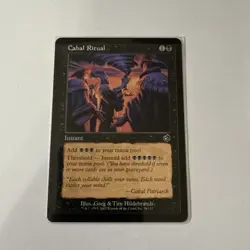 CABAL RITUAL LP Torment MTG Common Instant Mana Source Threshold 5 Black - Image 1