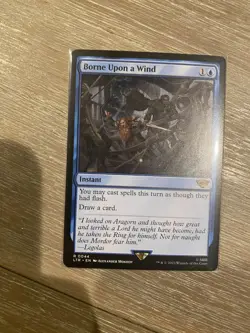 🔮 MTG: Borne Upon a Wind NM The Lord of the Rings 0044 MTG Regular - Image 1