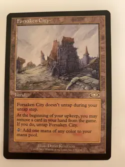 MTG NM Forsaken City Planeshift Regular - Image 1