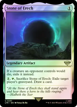 MTG FOIL Stone of Erech - The Lord of the Rings #251 - Image 1
