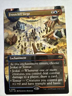 Frostcliff Siege (Borderless) Tarkir: Dragonstorm Regular - Image 1