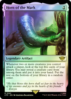 MTG FOIL Horn of the Mark - The Lord of the Rings #241 - Image 1