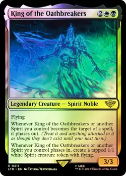 MTG FOIL King of the Oathbreakers - The Lord of the Rings #211 - Image 1