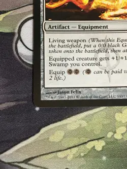 C5012 MAGIC GATHERING MTG NEW PHYREXIA LASHWRITHE #143 RARE MP - Image 4